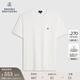 布克兄弟（BrooksBrothers）[索羅娜]男士春夏季新款彩羊短袖T恤 1001-白色 M
