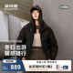 波司登（BOSIDENG）2025新款情侶同款時(shí)尚運(yùn)動(dòng)羽絨服B250246360 黑色8056 XS 155/80A