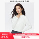 佐丹奴長袖t恤女純色基礎(chǔ)款打底衫純棉奢滑半高領(lǐng)上衣女05322803