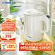 虎牌（TIGER）電熱水壺 雙層防燙 快燒水壺 PCG-G10C 1L電水壺 白色