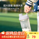 樂扣樂扣（LOCK&LOCK）大容量水杯tritan運動搖搖杯便攜提手水壺男女塑料杯子800ML灰色