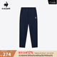 樂卡克（Le coq sportif）法國(guó)公雞女款三色系列修身舒適針織運(yùn)動(dòng)長(zhǎng)褲 藏青色/D01 L