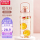 希樂(lè)運(yùn)動(dòng)水杯男女tritan材質(zhì)健身水杯大容量網(wǎng)紅學(xué)生塑料杯2.0L蓮花紅