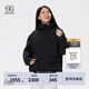KOLON SPORT/可隆防水棉服 男女同款戶外運動露營防風(fēng)透濕耐磨短款棉服外套 LUPJ4WTT09-BK 黑色 L (175/96A)