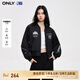 ONLY春夏NBA聯(lián)名款潮流三防短款棒球服外套女|124136021 H1Z 黑色 S (160) 80A