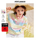 MiniPeace太平鳥(niǎo)童裝夏新女童短袖T恤FBCNF2411 粉紗紫 120cm