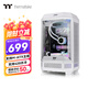Thermaltake（Tt）The Tower 300 海景房機箱 電腦主機 白色（Matx主板/支持420水冷/4090顯卡/水平橫躺）