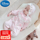 迪士尼（Disney）2025春秋季新款女?huà)雰簼M(mǎn)月百天禮服哈衣蕾絲公主爬服女寶寶周歲服 粉色 73cm