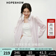 紅袖慵懶風(fēng)襯衫2025夏季新款女裝純色落肩氣質(zhì)炸街獨(dú)特漂亮小衫上衣 薄紗紫508 M