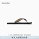 Calvin KleinJeans25春夏新款男士ck字母沙灘泳池人字拖涼拖鞋禮物YM01265 0GM-太空黑 42