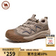 駱駝牌 男鞋戶外運(yùn)動(dòng)休閑鞋透氣徒步登山鞋網(wǎng)面 P14A379629 深埃爾沙 43