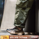 馬登工裝軟體動(dòng)物慢跑鞋夏透氣休閑網(wǎng)面飛織男鞋輕薄戶外登山系運(yùn)動(dòng)鞋 軍綠色 【舒適/輕便/鏤空/防滑】 43 (265mm)