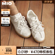 MIO米奧2025春季芭蕾風(fēng)休閑板鞋珍珠裝飾優(yōu)雅運動(dòng)鞋設計舒適女鞋單鞋 金色 38