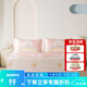 多喜愛(ài)家紡A類(lèi)軟涼席 可水洗涼席三件套 居家宿舍防滑席子 折疊收納卡通 A類(lèi)可水洗軟涼席-小兔嘰綁帶款 兩件套 0.9米 195cm*90cm