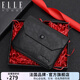 ELLE HOMME男士錢(qián)包短款頭層牛皮鑰匙包商務(wù)休閑零錢(qián)包男潮流小卡包禮物黑色小款