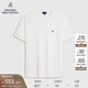 布克兄弟（BrooksBrothers）[索羅娜]男士25春夏季新款彩羊短袖T恤 1001-白色 M