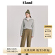 ELAND衣戀復(fù)古運動風(fēng)燈芯絨束腳褲女秋冬簡約休閑長褲子 軍綠色(49) S 160