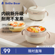 小白熊SnowBear兒童餐具寶寶輔食碗嬰兒碗新生兒注水保溫碗可拆卸PPSU08732