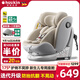 Heekin途悅-德國兒童安全座椅0-12歲汽車(chē)用嬰兒寶寶360度旋轉i-Size認證 麥浪金MAX(加配遮陽(yáng)棚+三防面料)