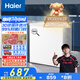 海爾（Haier）200升一級(jí)節(jié)能小冰柜家用商用冷藏冷凍柜兩用冰柜京東自營(yíng)小型冰箱小型冷柜BC/BD-200GHTA國(guó)家補(bǔ)貼