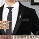 卡瑪倫（KAMALUN）胸針男士高檔創(chuàng  )意胸花別針新款紳士西裝禮服徽章配飾紀念日送男友 香檳金+品牌禮盒【不刻字】