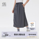 KOLON SPORT/可隆半身裙 女子戶外運(yùn)動徒步露營DAYPACK輕量中長款裙子 LKSK5MTK14-DA 深灰 L 170/78A