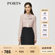 PORTS寶姿秋冬女裝新款假兩件時尚通勤連衣裙ALM9D065NPP066 粉紅色-1 S (4)