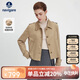 Navigare意大利小帆船25秋冬新款絨面短裝復(fù)古夾克飛行員外套2331005501