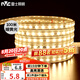 雷士（NVC）LED燈帶多米裝吊頂貼片高亮防水暗槽燈條2835-60珠100米裝暖黃光