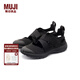 無印良品（MUJI）男女通用運(yùn)動涼鞋(男士/女士)男鞋女鞋鞋子 忍者鞋 黑色 38 碼/240mm