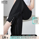 她池束腳哈倫褲2025春夏新款女時(shí)尚松緊高腰九分休閑褲