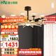 雷士（NVC）美式輕奢輕奢客廳燈燈臂發(fā)光吊燈無極調(diào)光10頭燈飾WHXD114F/G-02