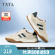 他她（TATA）男士阿甘男鞋復(fù)古德訓(xùn)鞋男運(yùn)動(dòng)休閑鞋厚底板鞋小白鞋PCB01AM3 米/藍(lán) 40