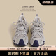 Cmxvz Kabot老爹鞋女2025新款夏季百搭厚底港風(fēng)增高網(wǎng)面透氣運(yùn)動鞋休閑跑步鞋 灰藍(lán)色 36