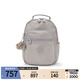 Kipling25秋冬新款輕便學(xué)生書(shū)包大容量雙肩包首爾包|SEOUL S-巖石灰