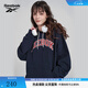 Reebok銳步官方24新品男女情侶HOODIE連帽針織套頭衫運(yùn)動(dòng)休閑衛(wèi)衣 24SRC307UGN2 L