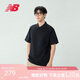NEW BALANCE 七夕禮物25年男款休閑百搭舒適POLO短袖N(xiāo)FF27011 BK XL