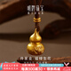 明牌珠寶 足金古法黃金福祿生花葫蘆吊墜掛墜送禮女AFC0905工費1000 明牌傳家金 約9.14克