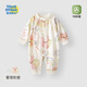 童戀初心嬰兒連體衣初秋裝新生嬰兒衣服秋冬純棉春秋季男女童寶寶打底睡衣