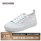 斯凱奇（Skechers）女鞋厚底增高帆布鞋透氣一腳蹬時尚簡約百搭休閑鞋114391