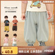 LUSON陳大豬童裝 男寶寶夏日防蚊褲男童棉質(zhì)長(zhǎng)褲2025新款嬰兒薄款褲子
