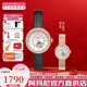 安普里奧·阿瑪尼（Emporio Armani）手表女士機(jī)械表滿天星皮帶鋼帶歐美腕表七夕情人節(jié)禮物女友 AR60066皮帶機(jī)械