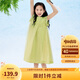 巴拉巴拉女童無袖連衣裙2024夏季網(wǎng)紗拼接甜美全棉蕾絲裙子潮208224111037