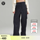 lululemon丨Lightweight 女士輕盈版可調(diào)節(jié)中腰工裝長褲 LW5GU4A 夜幕黑 M