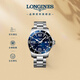 浪琴（LONGINES）瑞士手表 康卡斯?jié)撍盗?機械鋼帶男表七夕禮物L38414966