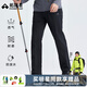 拓路者六扇門(mén)戶(hù)外軟殼褲男夏季運動(dòng)登山褲防風(fēng)防潑水休閑直筒寬松長(cháng)褲子 黑色 三季款 XL
