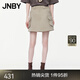 JNBY/江南布衣夏季半身裙女工裝風(fēng)棉質(zhì)通勤A型短裙休閑5O5D15340 287/黃卡其 L