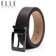 ELLE HOMME男士皮帶 頭層牛皮針扣腰帶 時(shí)尚休閑褲帶男  情人節禮物送男友