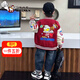 奧特曼衣服男童外套春秋款2025新款帥氣兒童秋裝男孩寶寶棒球服夾克上衣 紅色 100 建議90-100cm3-4歲