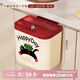 諾室廚房垃圾桶壁掛式家用夾縫帶蓋大容量紙簍掛式衛(wèi)生間廁所專用桶 小貓送貨員【12L/送掛鉤+粘鉤】